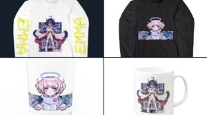 キリトのSuzuriショップ『Sparky Lake』より「Chloe」と「EMMA」をモチーフにしたグッズが登場